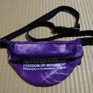 NEIGHBORHOOD GRAMICCI NHGM DYE/C-WAIST BAG/ウエストバッグ ウエストポーチ/191TQGMN-CG1S パープル 中古 ネイバーフッド (検索)WTAPSの画像1