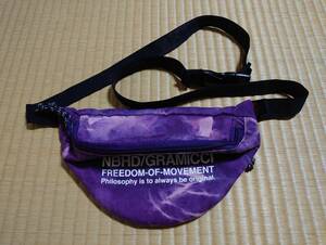 NEIGHBORHOOD GRAMICCI NHGM DYE/C-WAIST BAG/ウエストバッグ ウエストポーチ/191TQGMN-CG1S パープル 中古 ネイバーフッド (検索)WTAPS