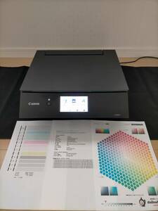 ![ used beautiful goods | total printing sheets number 2664 sheets ] Junk ink-jet printer Canon TS8230 Canon PIXUS black! anonymity delivery 