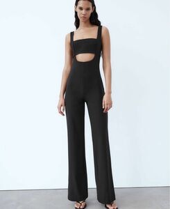 ZARA ザラ　カットアウト　ジャンプスーツ オールインワン