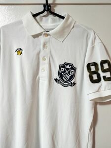 パーリーゲイツ　ゴルフウェア　ポロシャツ　サイズ6（XL.LL）ホワイト　　