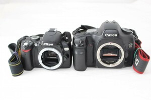 【デジタル一眼レフカメラ2点まとめ売り】Canon 5D・Nikon D60 #0093-979