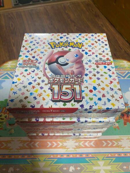 ポケモンカード 151 シュリンク付き 4BOX