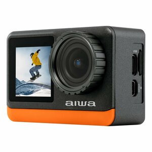【新品・送料無料・おまけ付】aiwa cam B4K (JA3-ACM0002) アクションカメラ 2024年4月25日発売