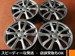 ★☆ SIBILLA NEXT キズ少なめです ★☆ 16×6.5J +53 PCD114.3/5H 4本 オデッセイ ヴェゼル ノア ヴォクシー ★迅速発送 店頭受け取り可