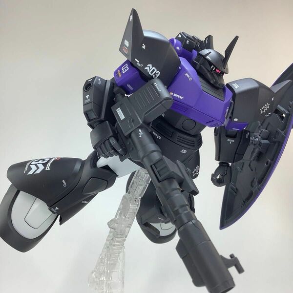 プレミアムバンダイ限定 HG MS-14B 高機動型ゲルググ【黒い三連星仕様】塗装済完成品り