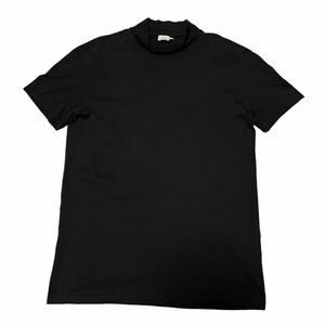 参考定価13,090円 SUNSPEL サンスペル モックネックTシャツ 半袖 ブラック メンズ サイズS イングランド製