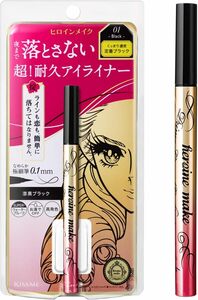 ヒロインメイク プライムリキッドアイライナー リッチキープ 01 漆黒ブラック 0.4mL 筆先0.1mm 国産極細筆 ウォーター