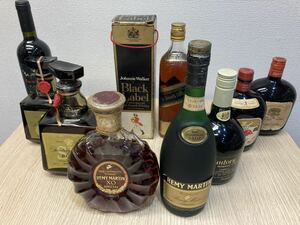 1円〜！レミーマルタン REMYMARTIN XO VSOP ジョニーウォーカー 黒ラベル サントリー ローヤル リザーブ ブランデー ウイスキー おまとめ