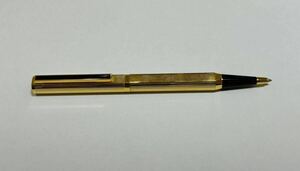 От 1 иены! Dunhill Dunhill Шариковая ручка Золото и Черные канцелярские принадлежности Красота