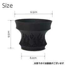 Flame【4号】3Dプリンター製植木鉢　アガベ、塊根植物向け高機能_画像6