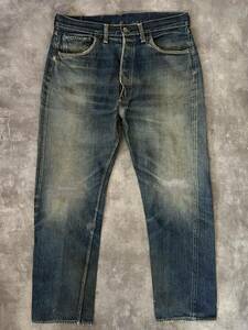 Special 60s LEVIS 501-501ダブルネーム神サイズW86cmボタン裏刻印W501xx移行期ヴィンテージ ビンテージ 赤耳66前期後期BIGEタイプ