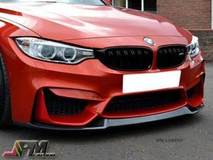 CS2 TYPE carbon front bumper lip spoiler 2015+ BMW F80 M3 F82 M4