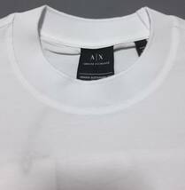 [新品] ARMANI EXCHANGE　シャープロゴ入りとなる【メンズ・ジャージ半袖Tシャツ】◆2023年春夏モデル　サイズ：M(48相当)　◆色：白_画像5