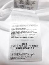 [新品] ARMANI EXCHANGE　シャープロゴ入りとなる【メンズ・ジャージ半袖Tシャツ】◆2023年春夏モデル　サイズ：XL(52相当)　◆色：白_画像9