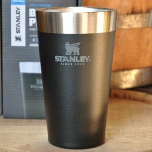 スタンレーSTANLEYスタッキング真空パイント0.47L【マットブラック】正規品 保冷保温 アウトドア食器 キャンプ バーベキュー BBQ