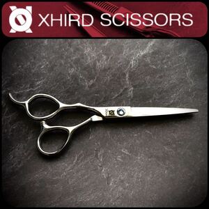 【新品&左利き】LSS550 ストレート刃シザー 【5.5inch】XHIRD SCISSORS シザー/美容師/ハサミ/人気/安い/プロ用/トリミングシザー/理容師