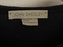 john smedley ジョンスメドレー アーガイルコットンニット イギリス製_画像2