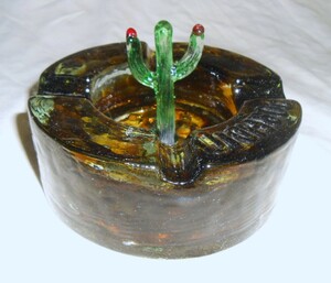 PORFIDIOporufi Dio ashtray HECHO EN MEXICO ash tray cactus width approximately 13cm weight approximately 1.264g