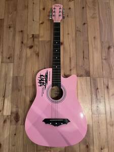 Diduo music acoustic guitar pink 