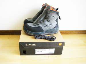  использование 1 раз только SIMMS Freastone wading boots *FELT~ US10 Syms 