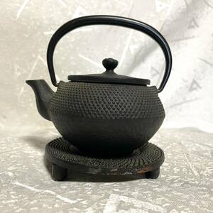 【南部鉄器 盛栄堂】急須 鉄瓶 茶器 煎茶道具 伝統工芸
