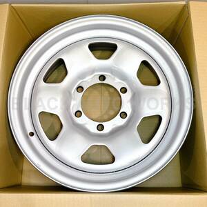 [ Toyota genuine products ] Land Cruiser 70 steel wheel 5 pcs set 60 70 80 90 95 78 Prado Surf Hiace narrow new goods unused 