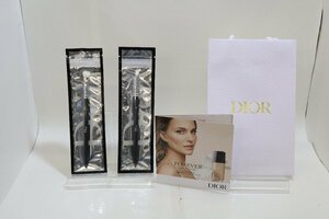 Dior アイシャドウ シェードブラシ21/ブレンドブラシS 22＋ベース・ファンデーションサンプル付き 未使用新品