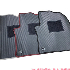 受注生産: 三菱 ランサーエボリューション　CD9A CE9A CN9A CP9A CT9A CT9W CZ4A　ラバーフロアマット 日本製 (車種/縁色 選択) R NF*