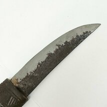 即決 アイヌ マキリ 短刀 石玉付き 全長31cm 刃渡り10.5cm 年代物_画像4