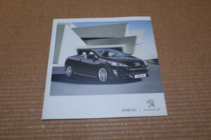 [ valuable rare ultra rare ] Peugeot 308 CC 308CC cabriolet main catalog 2010 year 4 month version 