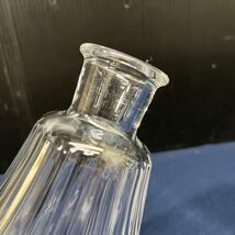 CAMUS カミュ コニャック Baccarat バカラ ボトル 空瓶 空ボトル デキャンタ クリスタルガラス 高さ約25.5×口径約3cm _画像7