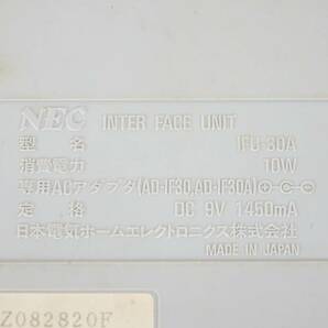 NEC PC Engine PCエンジン 本体 IFU-30A インターフェイスユニット システムカード セット 8504268011の画像6
