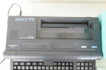 SANYO 三洋電機 サンヨー MSX2 WAVY77 PHC-77 ワープロパソコン 他 まとめてセット 4805111411_画像4