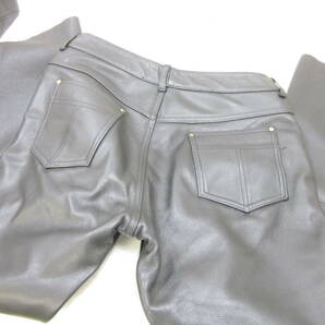 NANKAI ナンカイ 南海 メンズ シングルライダース レザージャケット 牛革 本皮 革ジャン 11号 ズボン Mサイズ セット 5105021041の画像9