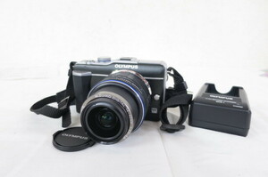 ① OLYMPUS Olympus mirrorless single-lens PEN E-PL1 ZUIKO DIGITAL 14-42mm f:3.5-5.6 with charger .3505116011