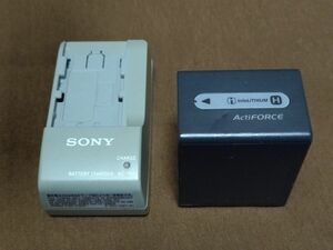 SONY バッテリーパック NP-FH100　充電器BC-TRP