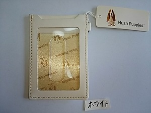 * is shupapi- new goods unused prompt decision hush puppies ticket holder pass case original leather Pas inserting white single Pas popular brand special price sale 