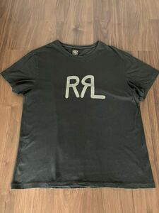 ★RRL RALPH LAUREN★ダブルアールエル ラルフローレン★ロゴTシャツ　ブラック