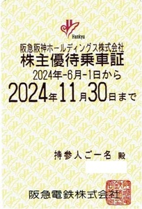 阪急電鉄 株主優待乗車証 電車全線 定期券タイプ