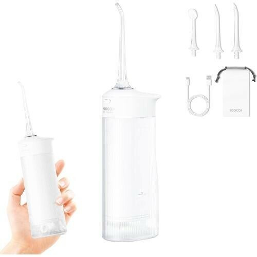 口腔洗浄器 ポータブル IPX7 防水 替えノズル4本 収納袋付き USB充電式 家庭用 旅行用