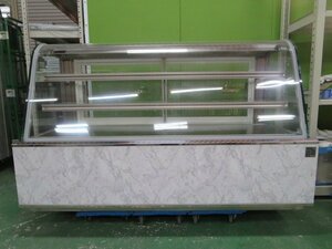 Снижение цены Daiwa Охлаждаемая витрина TCR613-EC Трехфазное 200 В + однофазное 100-вазовое светодиодное освещение используется