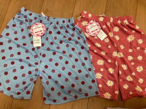 新品 キッズ ハーフパンツ 130 2枚セット