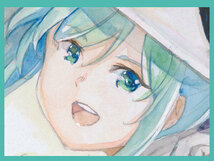 ☆同人手描きイラスト 色紙 原画　ボカロ　ボーカロイド　初音ミク「Racing Miku 2024」_画像1