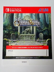 switch ユニコーンオーバーロード 先着購入特典 アトラス×ヴァニラウェア 紋章セット コード