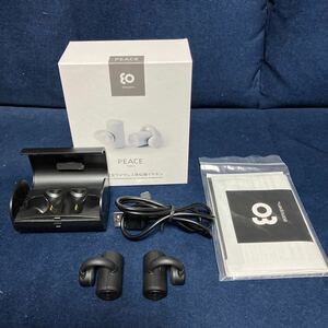 BoCo 完全ワイヤレス Bluetooth 骨伝導イヤホン （ブラック） boco earsopen PEACE TW-1 BLACK PEACETW1