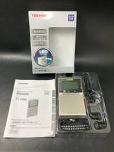 東芝 AM/FMポケットラジオ TY-SPR6 ワイドＦＭ対応 イヤホン付き_画像1