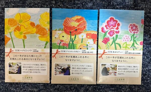 花の種　3種類