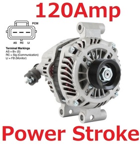 ◆◆◆ パワーストローク★ 新品 120アンペア 2009-10y フォード エクスプローラー V6 4.0L 9L2T10300BA オルタネーター ダイナモ