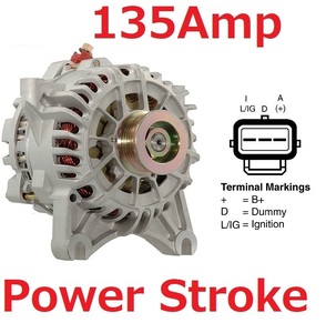 ◆◆◆ パワーストローク 新品 6G ハイアンプ 135アンペア 99-04y フォード マスタング 4.6L オルタネーター ダイナモ